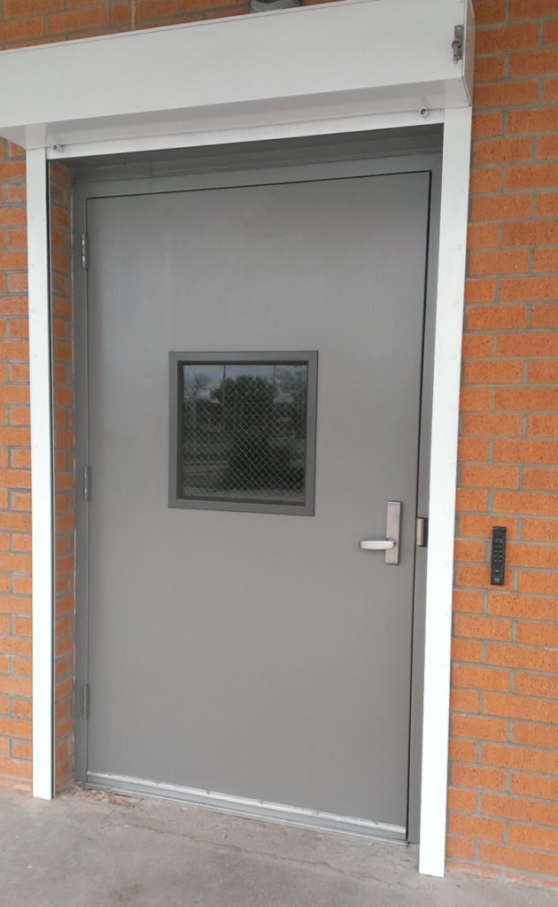 Commercial Metal Entry Door